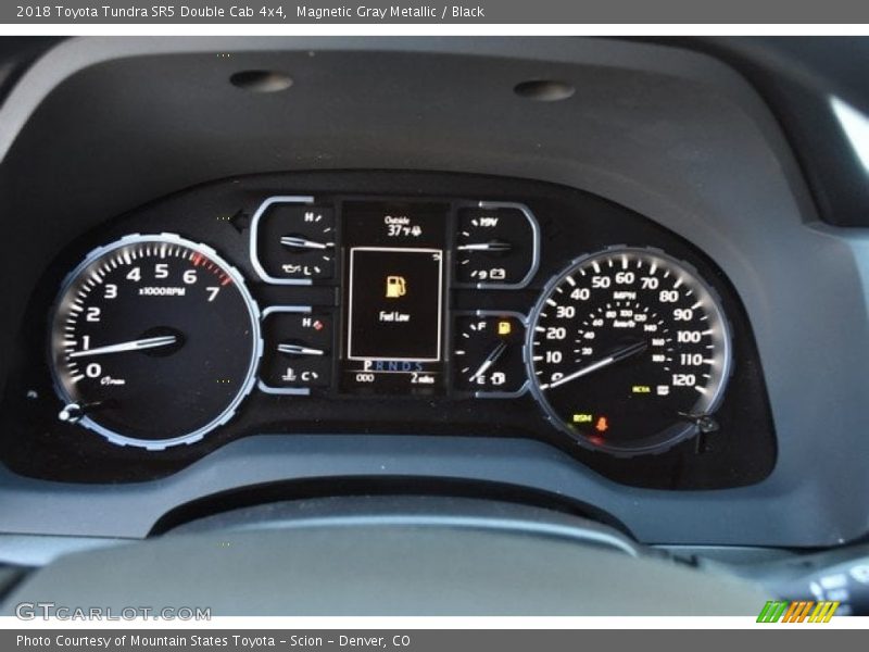 Magnetic Gray Metallic / Black 2018 Toyota Tundra SR5 Double Cab 4x4