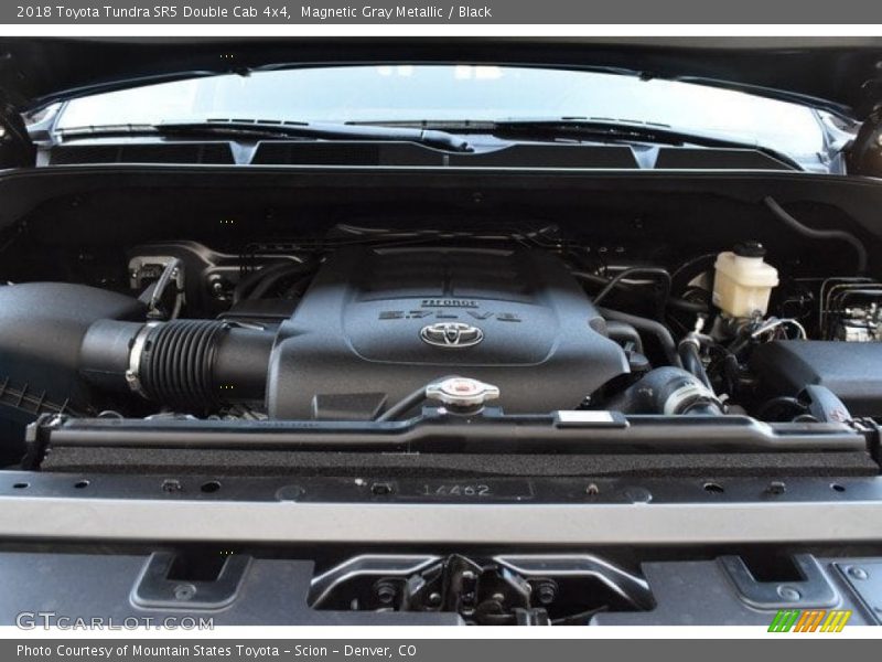 Magnetic Gray Metallic / Black 2018 Toyota Tundra SR5 Double Cab 4x4