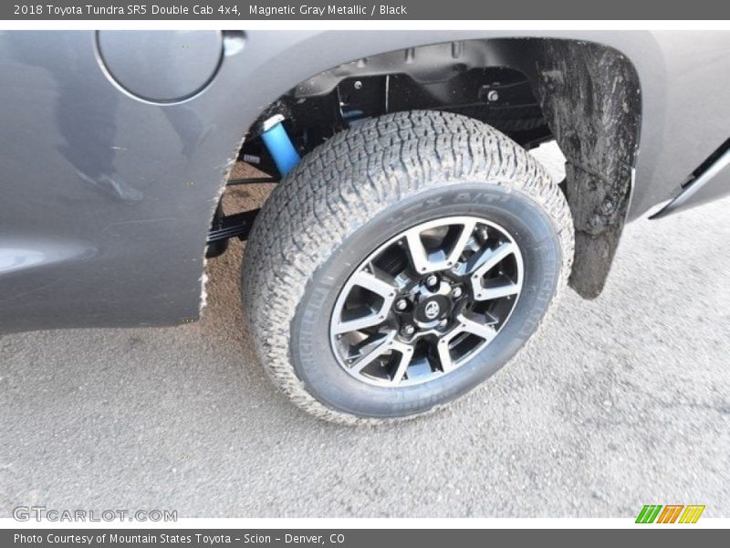 Magnetic Gray Metallic / Black 2018 Toyota Tundra SR5 Double Cab 4x4