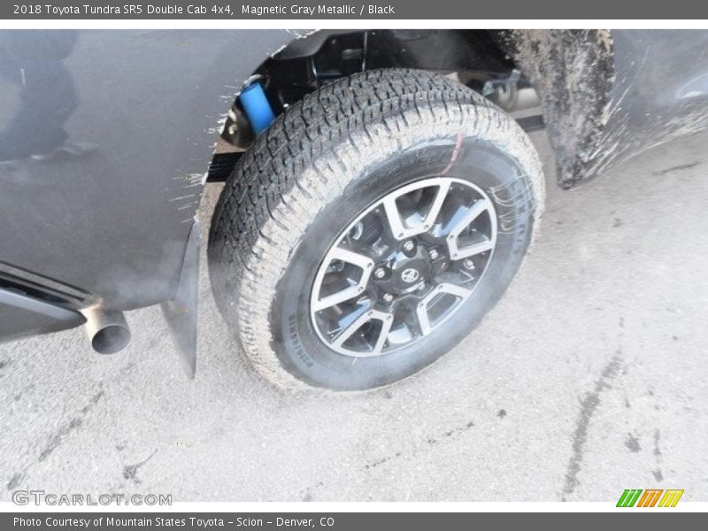 Magnetic Gray Metallic / Black 2018 Toyota Tundra SR5 Double Cab 4x4