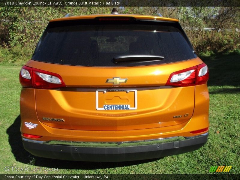 Orange Burst Metallic / Jet Black 2018 Chevrolet Equinox LT AWD