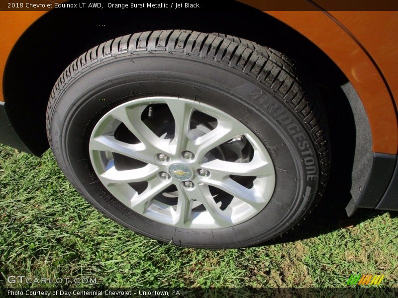 Orange Burst Metallic / Jet Black 2018 Chevrolet Equinox LT AWD