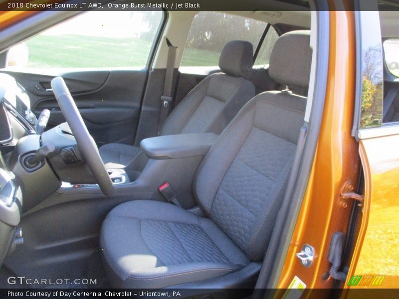 Orange Burst Metallic / Jet Black 2018 Chevrolet Equinox LT AWD