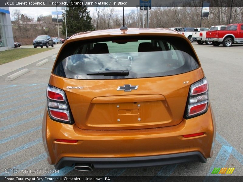 Orange Burst Metallic / Jet Black 2018 Chevrolet Sonic LT Hatchback