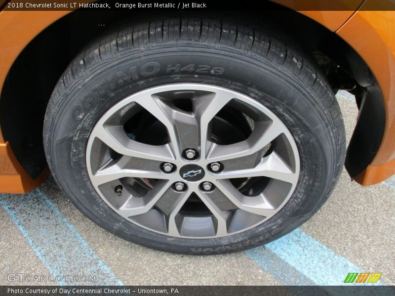 Orange Burst Metallic / Jet Black 2018 Chevrolet Sonic LT Hatchback
