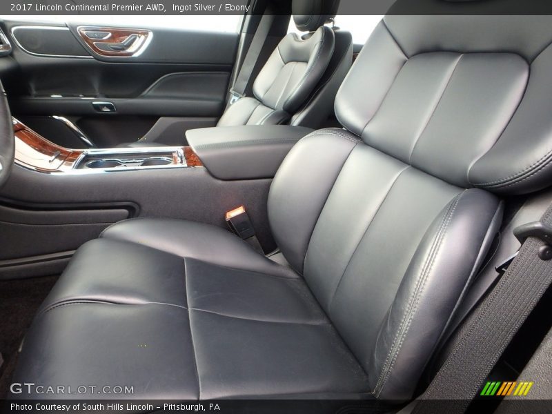 Front Seat of 2017 Continental Premier AWD