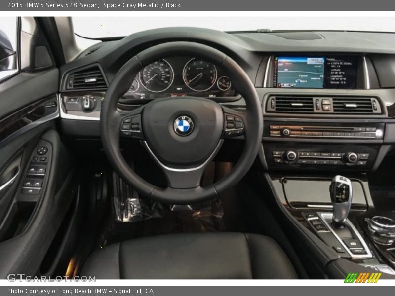 Space Gray Metallic / Black 2015 BMW 5 Series 528i Sedan