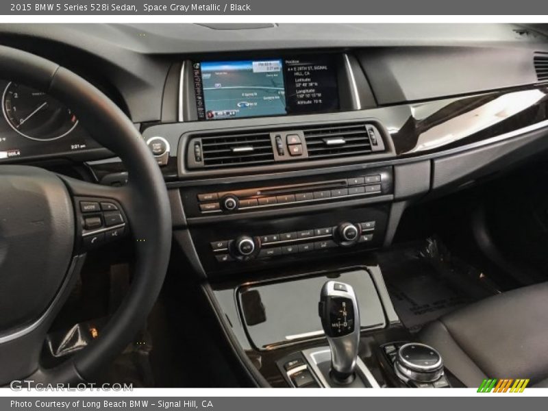 Space Gray Metallic / Black 2015 BMW 5 Series 528i Sedan