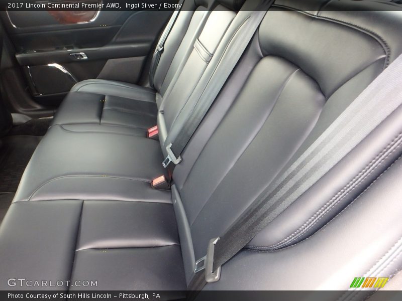 Rear Seat of 2017 Continental Premier AWD