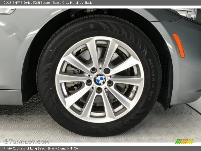 Space Gray Metallic / Black 2015 BMW 5 Series 528i Sedan