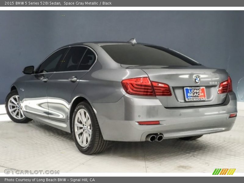 Space Gray Metallic / Black 2015 BMW 5 Series 528i Sedan