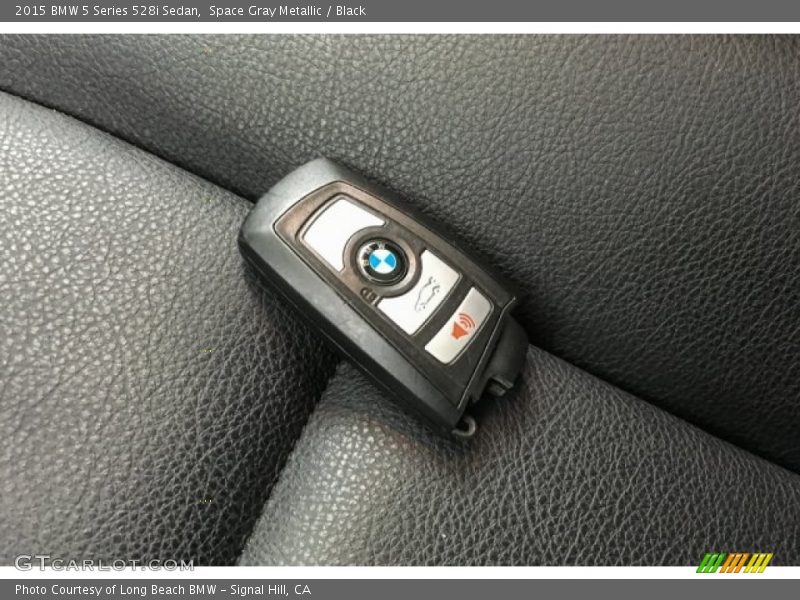 Space Gray Metallic / Black 2015 BMW 5 Series 528i Sedan