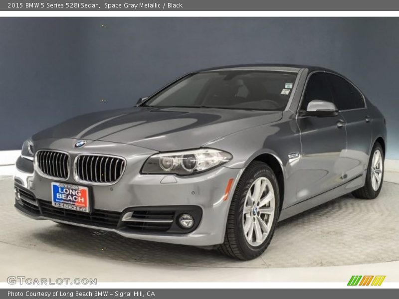 Space Gray Metallic / Black 2015 BMW 5 Series 528i Sedan