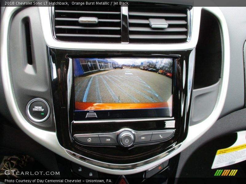 Orange Burst Metallic / Jet Black 2018 Chevrolet Sonic LT Hatchback