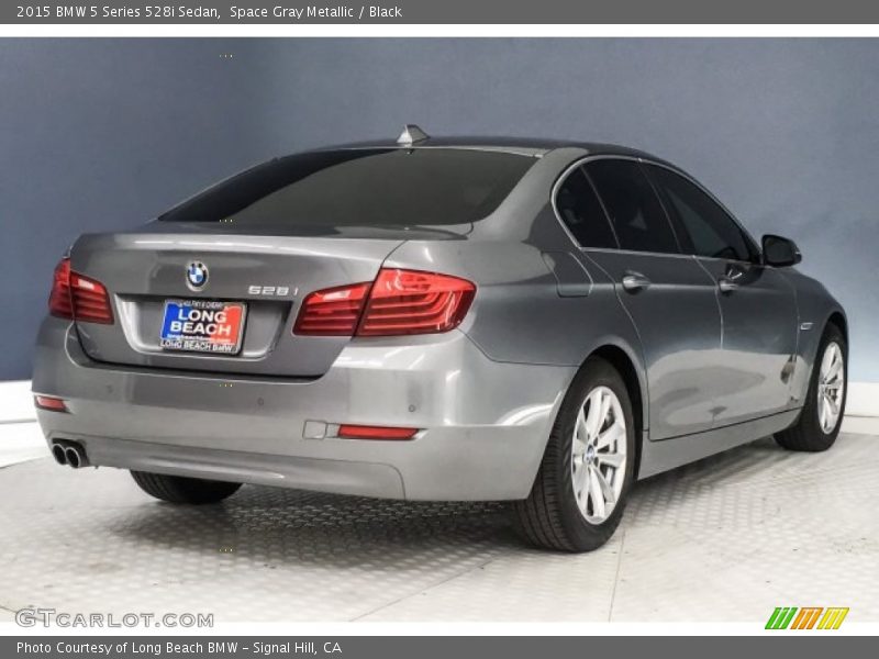 Space Gray Metallic / Black 2015 BMW 5 Series 528i Sedan