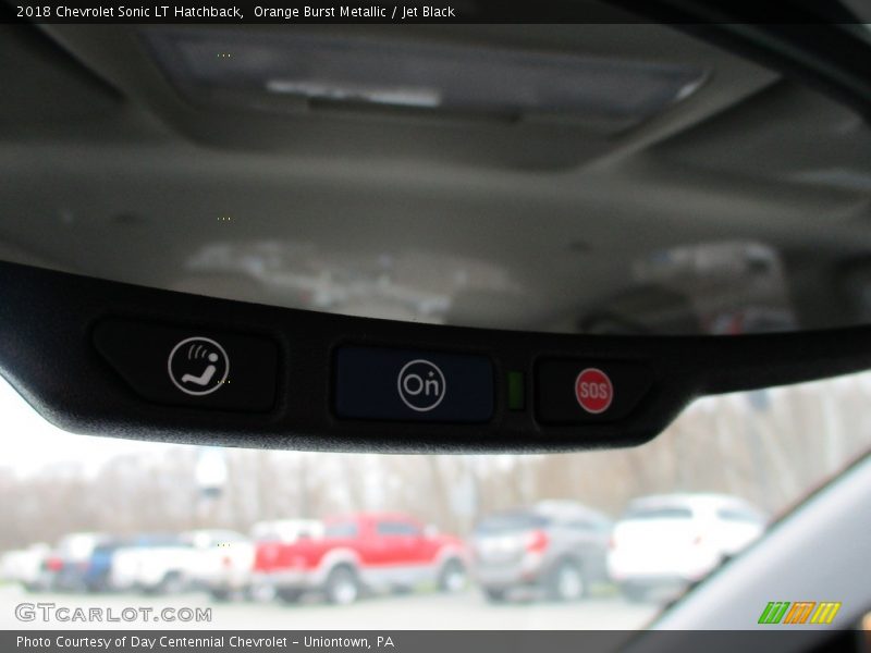 Orange Burst Metallic / Jet Black 2018 Chevrolet Sonic LT Hatchback