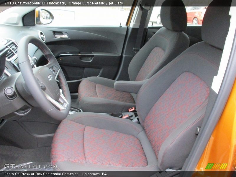 Orange Burst Metallic / Jet Black 2018 Chevrolet Sonic LT Hatchback