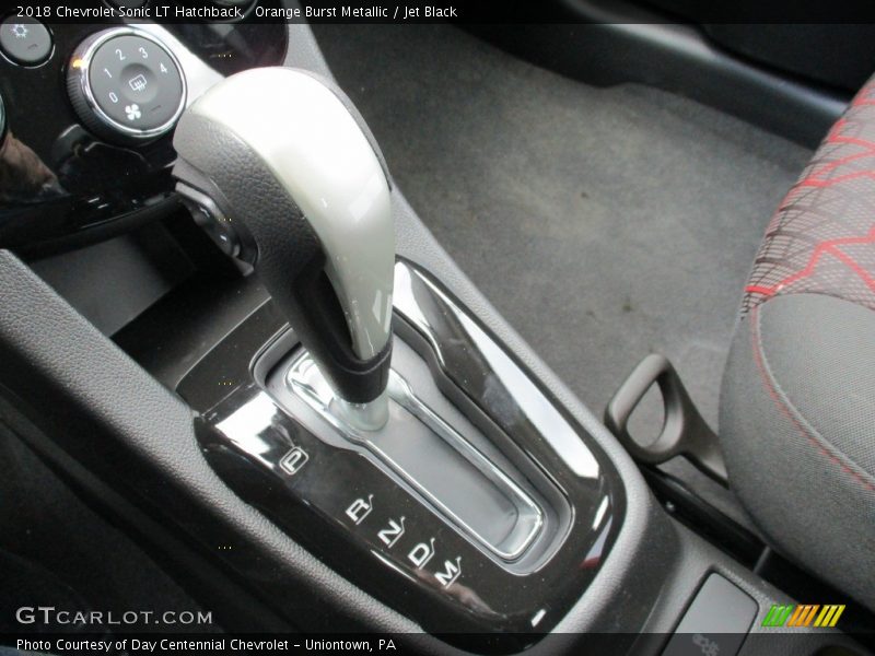 Orange Burst Metallic / Jet Black 2018 Chevrolet Sonic LT Hatchback