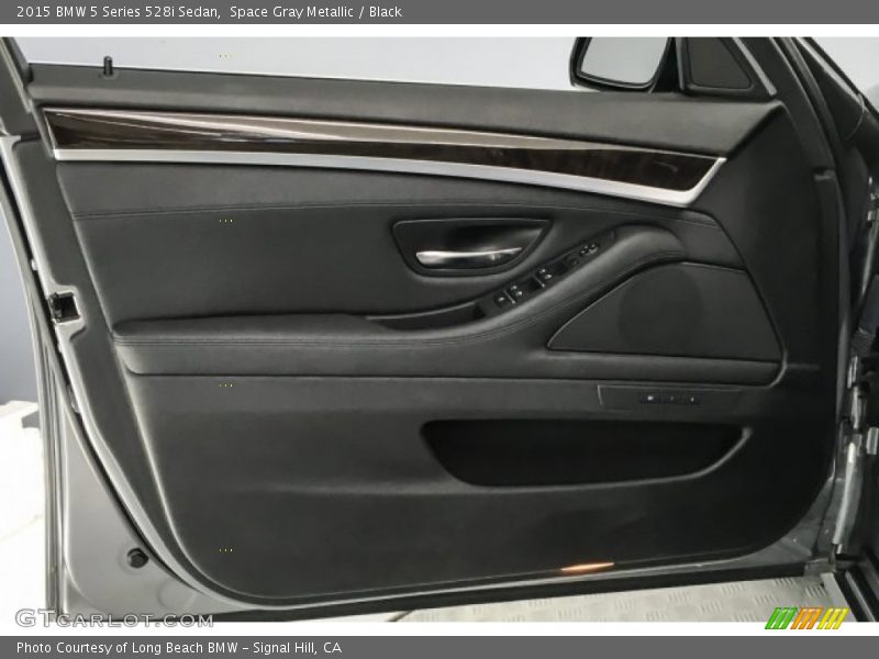 Space Gray Metallic / Black 2015 BMW 5 Series 528i Sedan