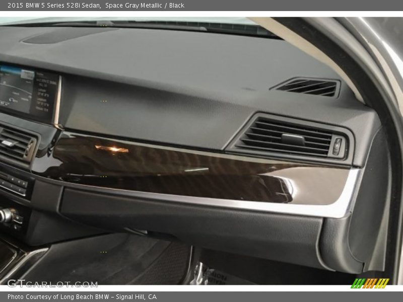 Space Gray Metallic / Black 2015 BMW 5 Series 528i Sedan