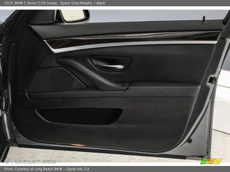 Space Gray Metallic / Black 2015 BMW 5 Series 528i Sedan