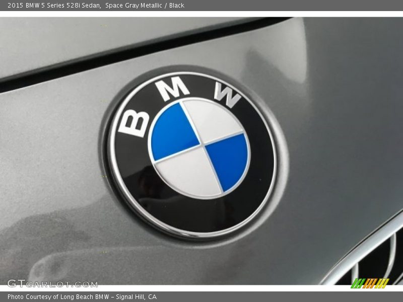 Space Gray Metallic / Black 2015 BMW 5 Series 528i Sedan