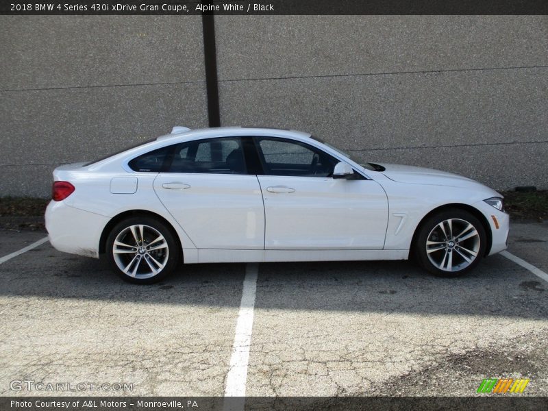 Alpine White / Black 2018 BMW 4 Series 430i xDrive Gran Coupe
