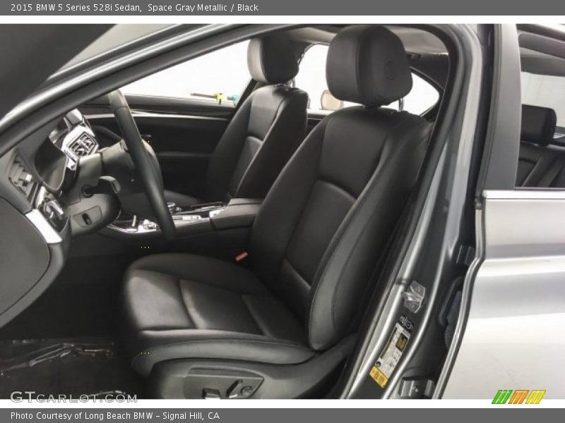 Space Gray Metallic / Black 2015 BMW 5 Series 528i Sedan