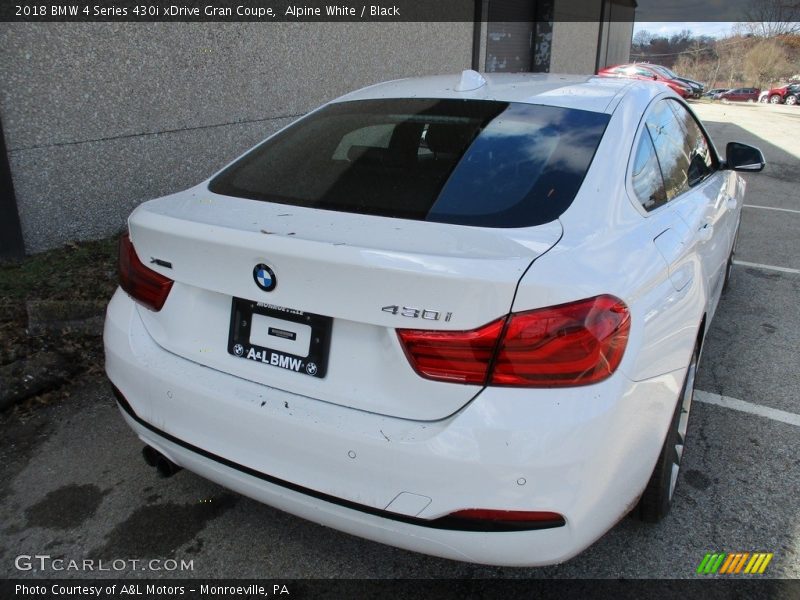 Alpine White / Black 2018 BMW 4 Series 430i xDrive Gran Coupe