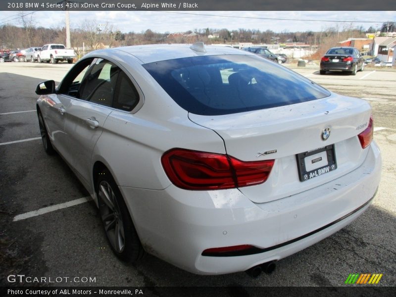 Alpine White / Black 2018 BMW 4 Series 430i xDrive Gran Coupe