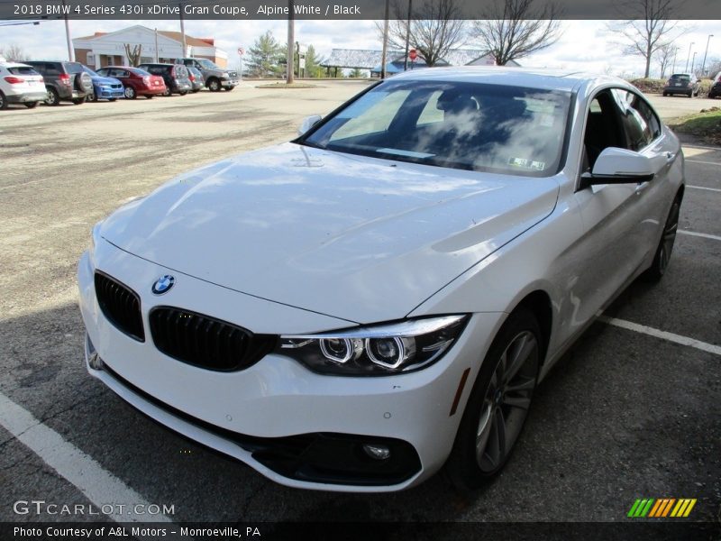 Alpine White / Black 2018 BMW 4 Series 430i xDrive Gran Coupe