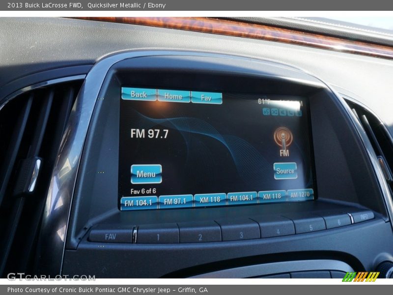 Quicksilver Metallic / Ebony 2013 Buick LaCrosse FWD
