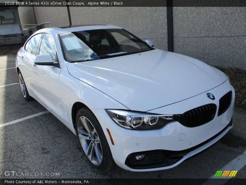 Alpine White / Black 2018 BMW 4 Series 430i xDrive Gran Coupe
