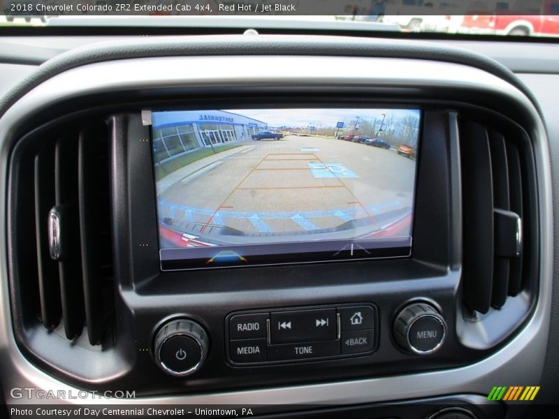 Red Hot / Jet Black 2018 Chevrolet Colorado ZR2 Extended Cab 4x4