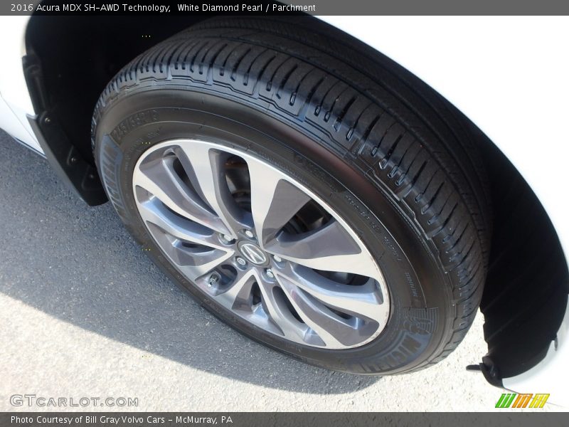 White Diamond Pearl / Parchment 2016 Acura MDX SH-AWD Technology