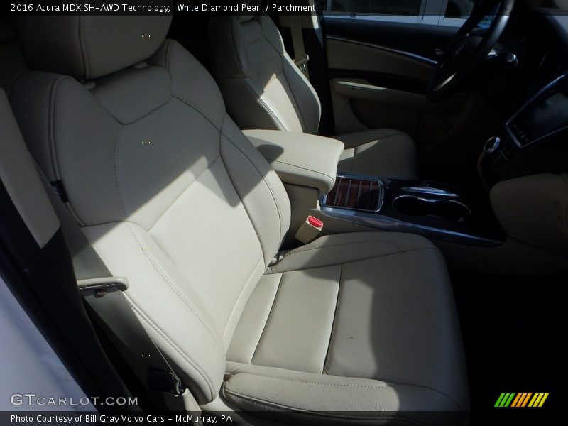 White Diamond Pearl / Parchment 2016 Acura MDX SH-AWD Technology