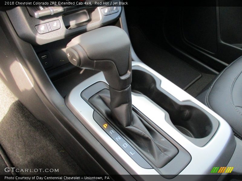Red Hot / Jet Black 2018 Chevrolet Colorado ZR2 Extended Cab 4x4