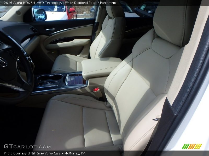 White Diamond Pearl / Parchment 2016 Acura MDX SH-AWD Technology
