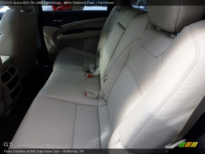 White Diamond Pearl / Parchment 2016 Acura MDX SH-AWD Technology