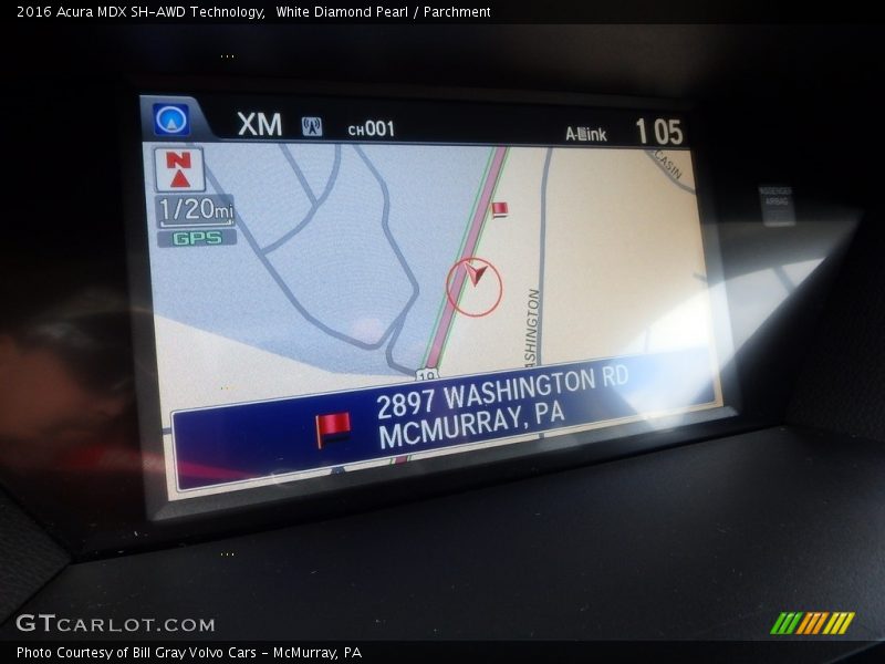 White Diamond Pearl / Parchment 2016 Acura MDX SH-AWD Technology