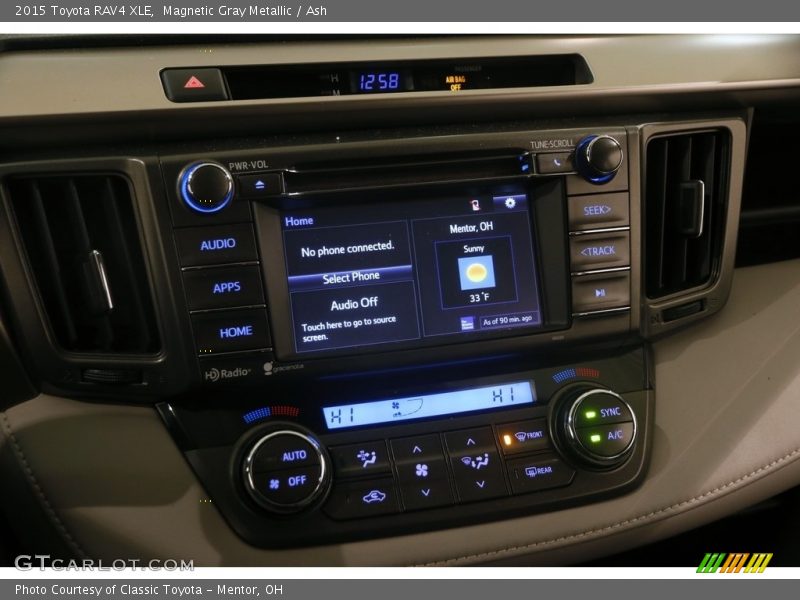 Magnetic Gray Metallic / Ash 2015 Toyota RAV4 XLE