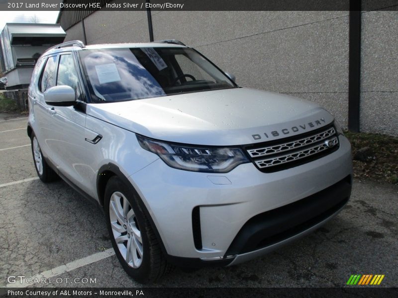 Indus Silver / Ebony/Ebony 2017 Land Rover Discovery HSE