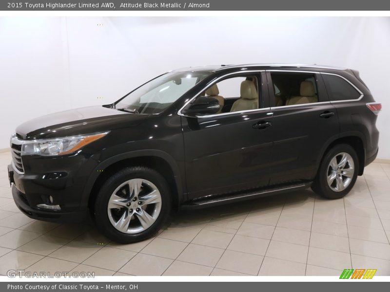 Attitude Black Metallic / Almond 2015 Toyota Highlander Limited AWD