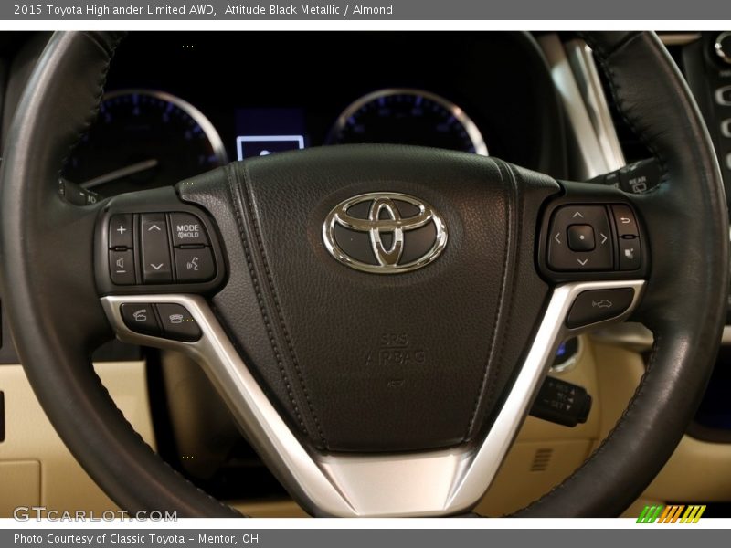 Attitude Black Metallic / Almond 2015 Toyota Highlander Limited AWD