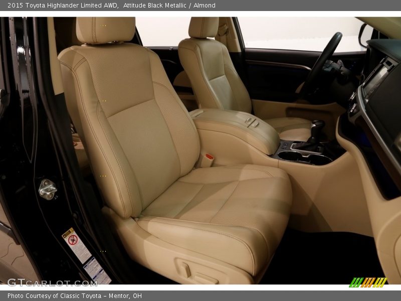 Attitude Black Metallic / Almond 2015 Toyota Highlander Limited AWD