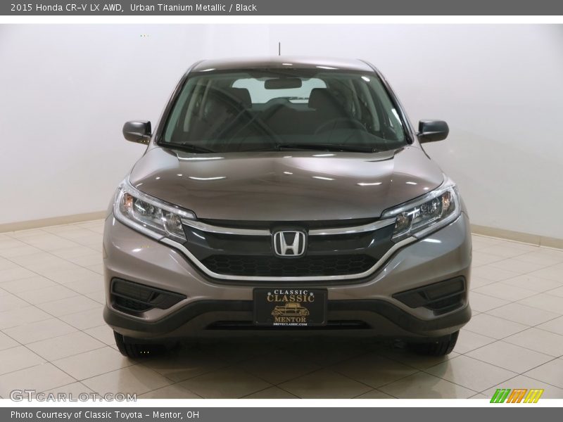 Urban Titanium Metallic / Black 2015 Honda CR-V LX AWD