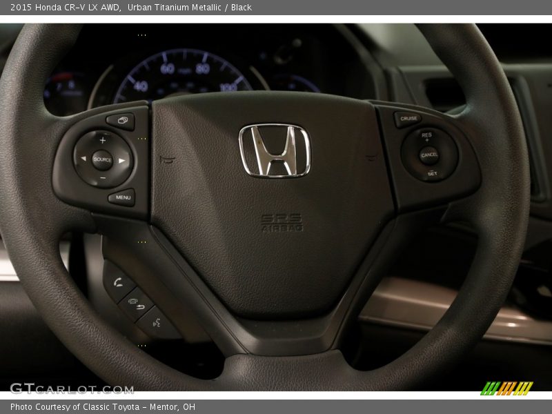 Urban Titanium Metallic / Black 2015 Honda CR-V LX AWD