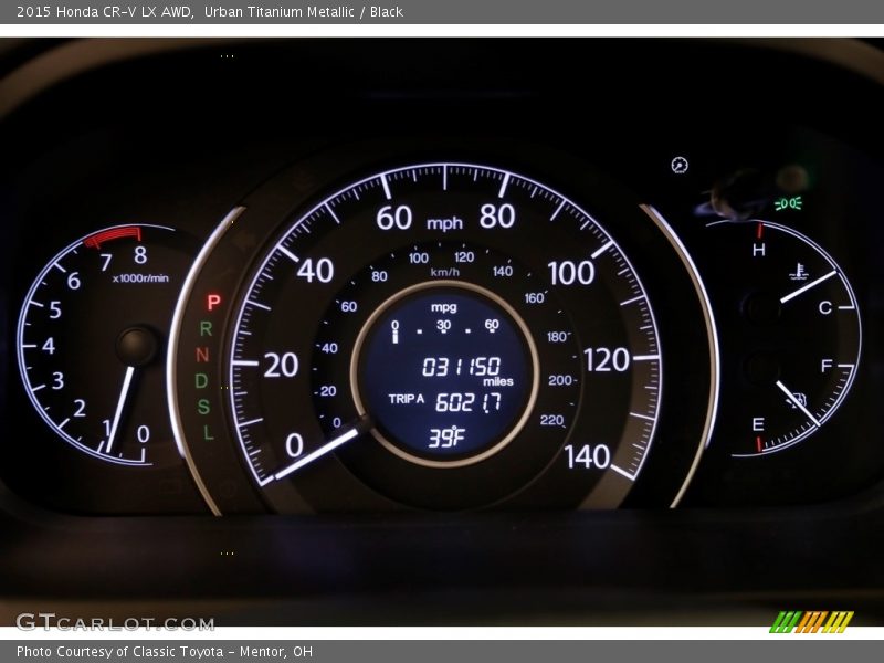 Urban Titanium Metallic / Black 2015 Honda CR-V LX AWD