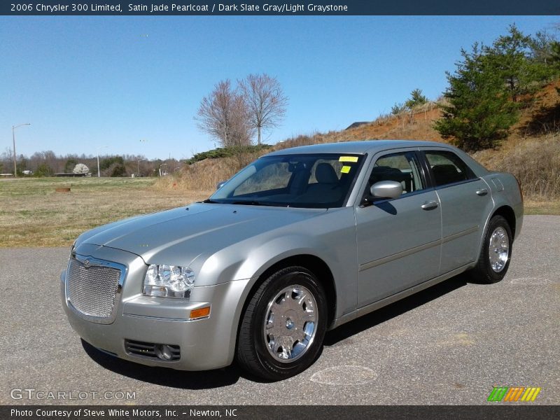 Satin Jade Pearlcoat / Dark Slate Gray/Light Graystone 2006 Chrysler 300 Limited