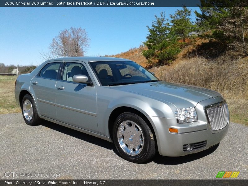 Satin Jade Pearlcoat / Dark Slate Gray/Light Graystone 2006 Chrysler 300 Limited